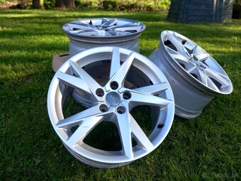 Hliníkové disky,alu.disky 5x112 R17 Audi elektróny,VW,Škoda, - 9
