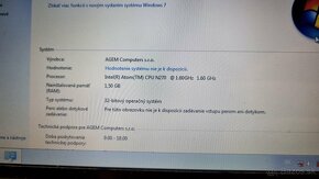 Acer Aspire One - vcelku alebo na diely - 9