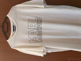 KARL LAGERFELD originál pánske tricko white XL - 9