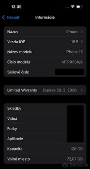 Apple iPhone 15 128GB - 9