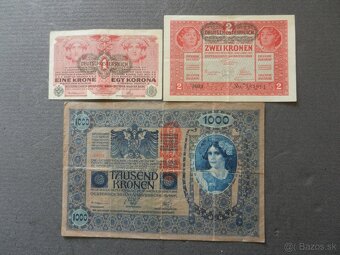 Bankovky staré RU a staré Rakúsko - 9