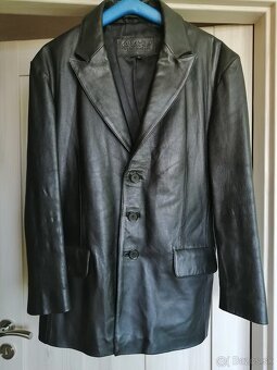 Pánske kožené sako Aviator, veľ. L - 9