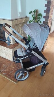 Kombinovaný kočík s fusakom+Pampers č.1 - 9