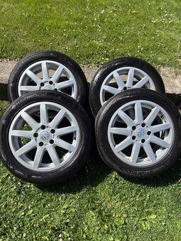 Predám originálne VW alu disky R16 + letné pneumatiky Hankoo - 9