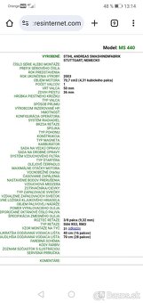 Motorová píla Stihl MS 440 - 9