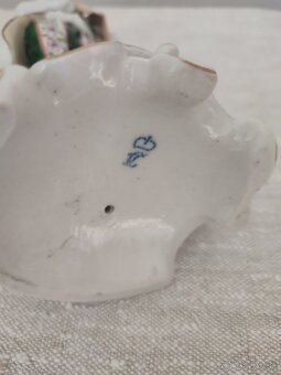 Nemecko Porcelánová soška muž značená - 9