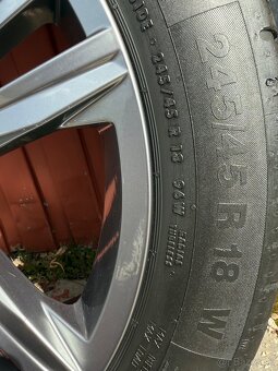 Originál kolesa VW Arteon~Passat letné 245/45R18 elektróny - 9