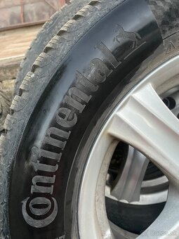 5x112 r15 elektróny Volkswagen + zimne 195/65r15 Continental - 9