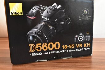 Nikon D5600 s obj 15-55 v stave nového kusu - 9