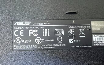 Asus X553M / Intel N2830 / 4GB RAM / 128GB SSD / 15.6" - 9