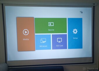 Wifi LED projektor s podporou 4K - 9