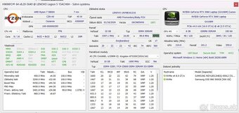 Lenovo Legion 5 15ACH6H, Ryzen 7 5800H, RTX3060, 32GB RAM - 9