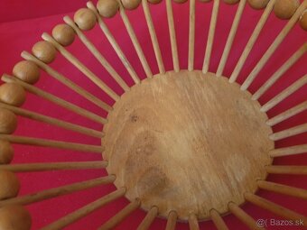 Sklenený krčah, drevená misa a svietnik - 9