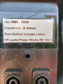 HK Audio Power Works RS 152X - 9