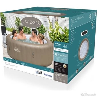 Vírivka Lay-Z-Spa Palm Springs vo vynikajucom stave - 9