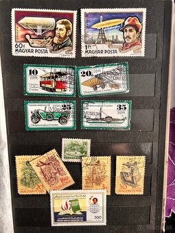 Staré zachovalé poštové známky, mince a bankovky - 9