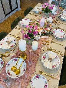 Vitrínová retro obedová súprava,posielam bezpečne - 9