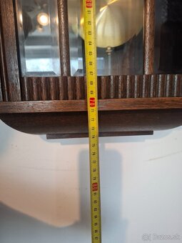 Predám funkčné polbicie nástenné hodiny JUNGHANS V:74cm ARTD - 9