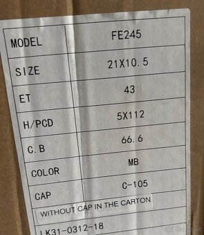 NOVE BMW X7, X5, X6 R21 disky - 9