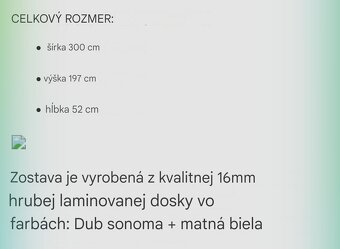 Zostava do detskej izby - szekrénysor gyerekszobába-znížená - 9