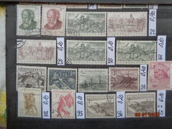 Poštové známky - ČESKOSLOVENSKO - 20 FOTO - 9