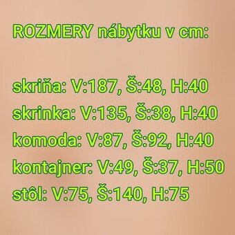 Prvému, ktorý príde:Skriňa,Skrinka, komoda, kontajner, stôl - 9