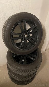 Alu disky 5x112 r17 + zimná sada pneu - 9
