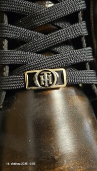 Tommy Hilfiger Nove Clenkove cizmy prava koza - 9