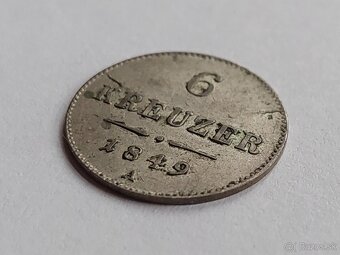 6 grajciar 1849 chyborazba prasknuté razidlo - 9