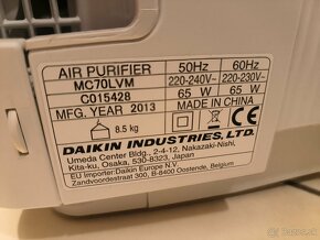 Čistička vzduchu Daikin MC70LVM - 9