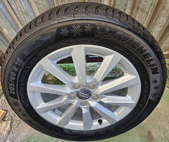 Atraktívne hliníkové disky AUDI - 5x100 r16 - 9