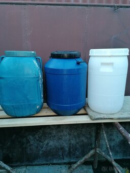 Plastové sudy 65L +možnosť dopraviť - 9