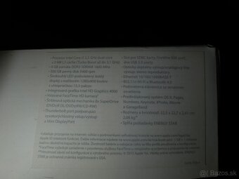 MacBook Pro 13” + krabica + nabíjačka – výborný stav - 9