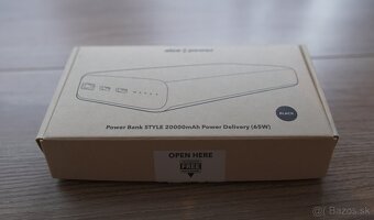 20 000 mAH NOVÁ ALZA USB-C Powerbanka s PowerDelivery až 65W - 9