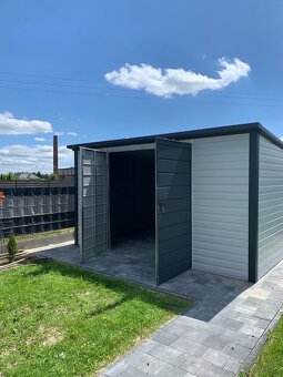 Záhradný domček TOOL SHED 3×3 m – RAL9002 / RAL7016 - 9