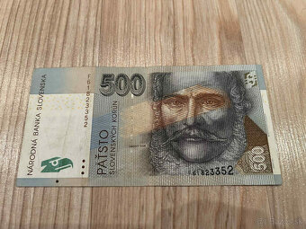 Slovenské bankovky 5000 SK, 1000 SK , 500 SK - 9