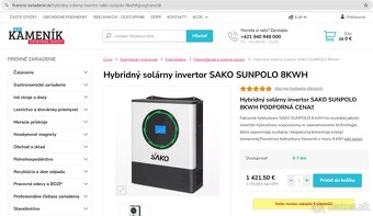 NOVÝ-jednofázový hybridný menič napätia 8kW vylepšený AXPERT - 9
