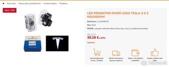 Logo Projektor pre Tesla model 3 - 9