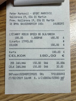 Lyžiarky Rossignol speed 80 BLACK GREEN veľkosť 41 - 9