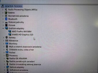 Notebook HP ZBook i5-6200U / 8GB RAM / SSD + HDD - 9