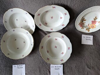Taniere + krčahy porcelánové/retro - 9