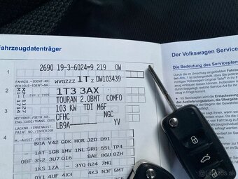 VW TOURAN 2.0 TDI CR 140 PS MOD ROK 2014 - 9