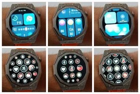 Z83 MAX Smart hodinky bluetooth telefón, compas, výškomer - 9
