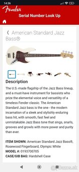 Fender American Standard Jazz Bass RW OWT 7/2015 - 9
