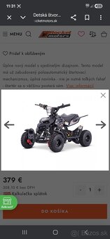 Detska benzinova štvorkolka - 9