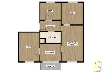 NA PREDAJ 4 - IZB. BYT s LOGGIOU (87m2) SENICA - SOTINÁ - 9