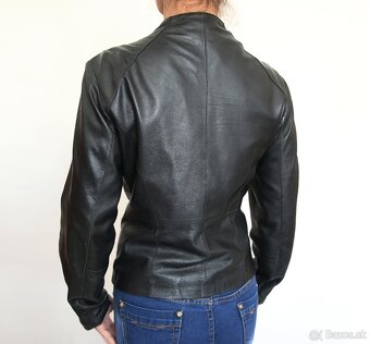 Kožená dámska bunda Marks&Spencer veľ.40 - 9