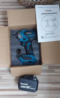 Rázový Aku uťahovák-ONEVAN,Gisam, pre Aku Makita batéria 18V - 9