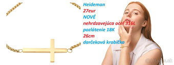 Náhrdelník s krížikom, Náramok s krížikom/bez krížika - 9