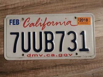 americke spz 50 statov - 9